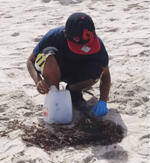 kids' ocean day volunteer