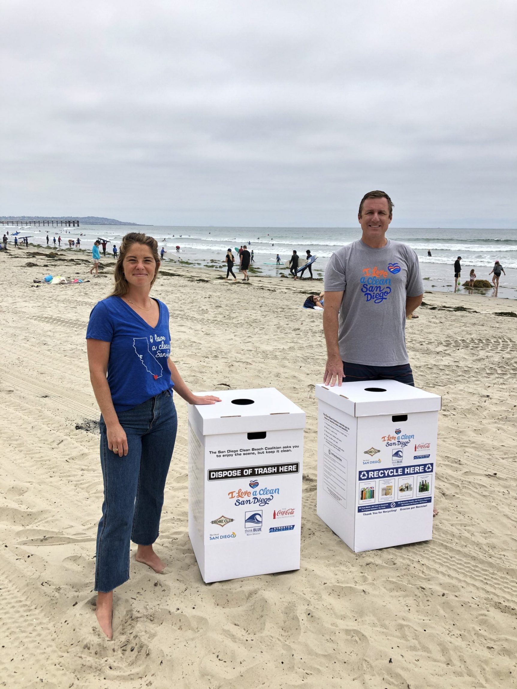 Clean Beach Coalition Bins 2020